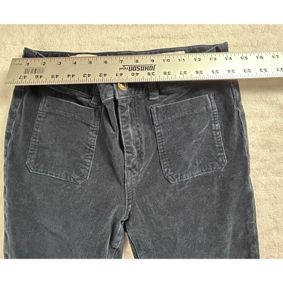 Anthropologie Pilcro High-Rise Skinny Corduroy Pants Size 29 Navy Blue Stretch - Picture 6 of 11